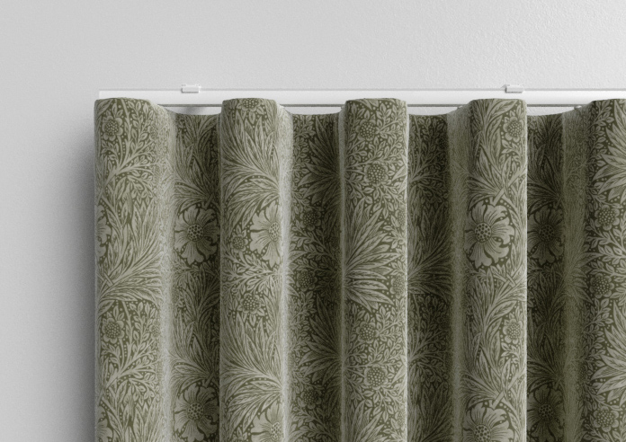 William Morris At Home Marigold Velvet, Sage - Made to Measure Curtains - Image 13